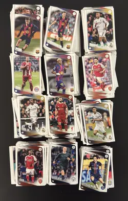 2025-26 Topps UEFA Club Competition Base Lot Of 700 Cards No Rookies - Image 1