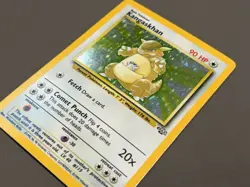 Kangaskhan Holo 5/64 – Jungle – Vintage WotC Pokemon Card – LP - Image 4