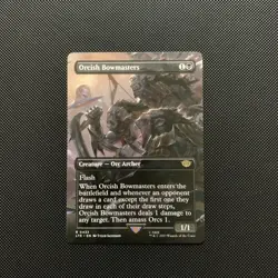 Orcish Bowmasters Borderless Rare Non-foil MTG Lotr Tales of Middle Middle Earth - Image 1