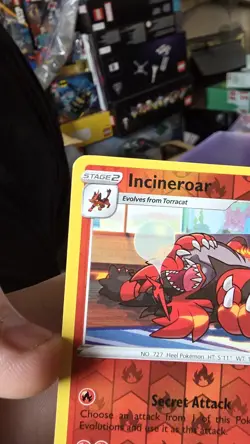 Pokemon Incineroar Silver Tempest Reverse Holo Card 032/195 Mint Condition - Image 2
