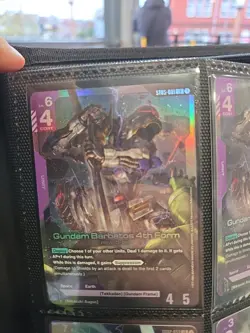 GUNDAM TCG Gundam barbatos 4th Form Starter Deck Alt - ST05-001 LR+ - Image 1