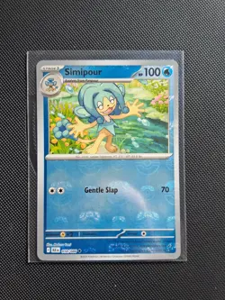 Pokemon TCG Simipour Master Ball Holo Black Bolt english 018/086 - Image 1