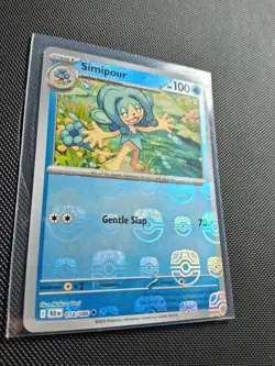 Pokemon TCG Simipour Master Ball Holo Black Bolt english 018/086 - Image 2