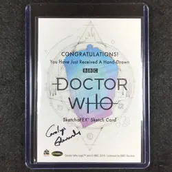 2024 Doctor Who Series 5-7 PRISONER ZERO Artist Sketch 1/1 CAROLYN EDWARDS - Image 2