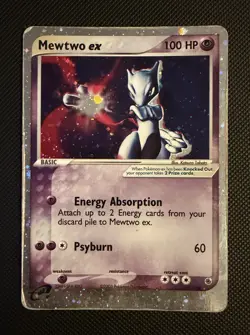 Pokemon Cards: EX Ruby and Sapphire Rare Holo: Mewtwo EX 101/109 - Image 1