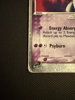 Pokemon Cards: EX Ruby and Sapphire Rare Holo: Mewtwo EX 101/109 - Image 4