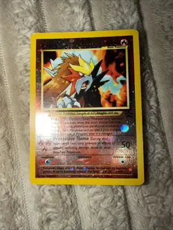 Entei #34 - Holo Black Star Promo - Vintage Pokemon Card -MP- Swirl! - Image 1