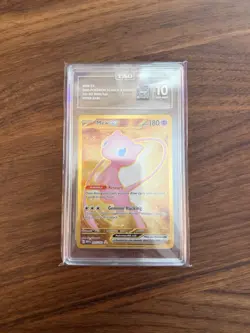 Pokemon Mew EX 205/165 Scarlet & Violet 151 Hyper Rare Card Tag 10 - Image 1