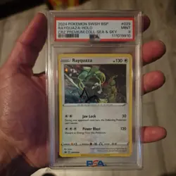 Rayquaza SWSH029 Black Star Promo Crown Zenith Sea And Sky Box PSA 9 - Image 1