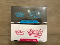 Pokemon Black Bolt and White Flare Elite Trainer Box ETB Set of 2 - Image 3