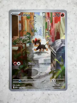 Pokemon TCG Litleo Illustration Rare Mega Evolution 139/132 - Image 1