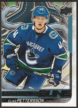 2024-25 Upper Deck Series 2 Young Guns Renewed ELIAS PETTERSSON #24 - Image 2