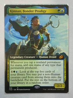 MTG - Ikoria: Lair of Behemoths - Kinnan, Bonder Prodigy - Extended Art - NM - Image 1