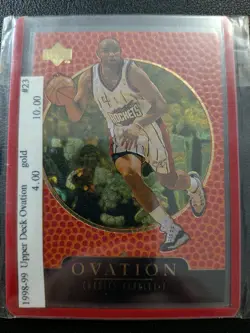 Charles Barkley 1998-99 Upper Deck Ovation Gold #23 0047/1000 Houston Rockets SP - Image 1