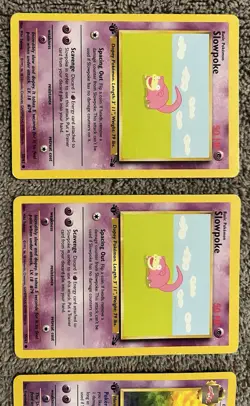 12 Pokemon card lot -Fossil Set ALL 1st Edition - Slowpoke, Golem, Magmar & More - Image 2