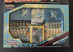 Pokemon Crown Zenith Shiny Zacian & Zamazenta Premium Figure Collection Boxes - Image 2