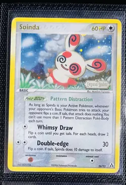 Pokemon Legend Maker Spinda (R) #26 (Reverse Holo) EX - Image 1