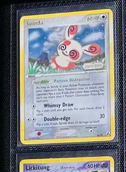 Pokemon Legend Maker Spinda (R) #26 (Reverse Holo) EX - Image 5