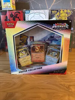 Prismatic Evolutions Poster Collection Box New & Sealed Pokemon TCG - Image 1