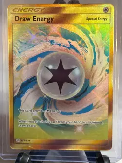 2019 Pokemon Draw Energy Secret 271/236 Sm Cosmic Eclipse Holo NM - Image 1