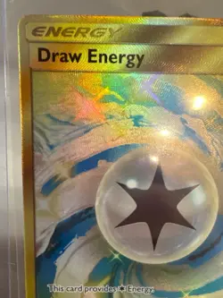 2019 Pokemon Draw Energy Secret 271/236 Sm Cosmic Eclipse Holo NM - Image 2