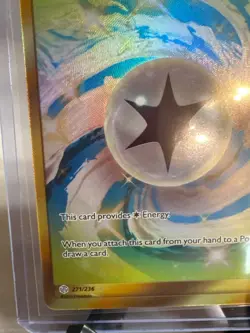 2019 Pokemon Draw Energy Secret 271/236 Sm Cosmic Eclipse Holo NM - Image 5