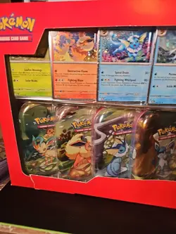 New & Sealed Pokemon TCG Prismatic Evolutions Costco Mini Tins 8 Pack - Image 2