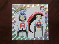 JESSE & JAMES PR06 POKEMON ARTBOX STICKER PRIZM SERIES 1 1999 NM TEAM ROCKET - Image 1