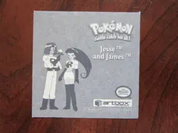 JESSE & JAMES PR06 POKEMON ARTBOX STICKER PRIZM SERIES 1 1999 NM TEAM ROCKET - Image 2