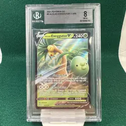 2022 Pokemon Go Alolan Exeggutor V #5 BGS 8 - Image 1