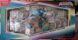Pokemon Prismatic Evolutions Lucario ex & Tyranitar ex Premium Collection Box - Image 1