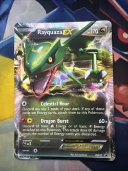 Rayquaza EX BW47 Black Star Promo Pokemon Black and White LP - Image 1