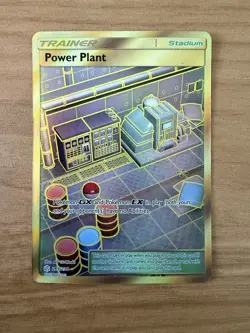 Pokemon Power Plant 269/236 Secret Rare Gold Cosmic Eclipse Near Mint NM - Image 1