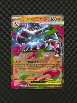 Pokemon TCG Mega Charizard X ex - 013/094 - ME02: Phantasmal Flames (PFL) - Image 1