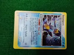 SWAMPERT EX RUBY& SAPPHIRE HOLO RARE STAGE #13/109 ENGLISH 2003 PoKeMoN - Image 1