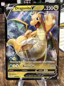 Dragonite V 049/078 Pokemon GO Ultra Rare Pokemon TCG - Image 1