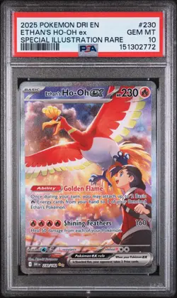 PSA 10 - Ethan’s Ho-Oh EX - 230/182 - SIR - Destined Rivals - Image 1