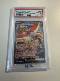 PSA 10 - Ethan’s Ho-Oh EX - 230/182 - SIR - Destined Rivals - Image 3