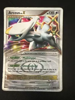 Arceus LV.X DP53 Diamond and Pearl Holo Black Star Promo Pokemon - Image 1