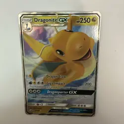 Pokemon Card Dragonite GX Ultra Rare Dragon Majesty 37/70 - Image 2