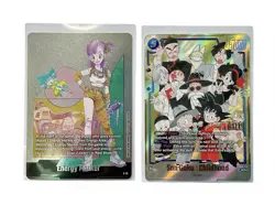 Dragon Ball Super Son Goku Childhood FB06-119 & Bulma Energy Marker E-73 Cards - Image 1