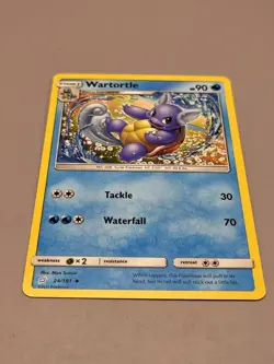 Pokemon Wartortle - 24/181 - Uncommon NM-Mint Team Up - Image 1