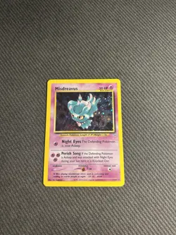 Pokemon TCG Misdreavus 11/64 Neo Revelation Holo Rare MP - Image 3