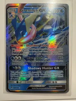 Pokemon Greninja GX Ultra Rare Holo 24/131 SM Forbidden Light 2018 230 HP - Image 1