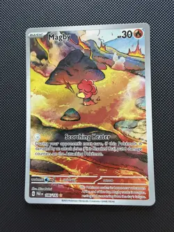 Magby 186/182 Pokemon TCG Scarlet & Violet Parardox Rift LP/NM - Image 1