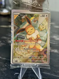 Pokemon TCG Eevee 173/SVP Promo | Prismatic Evolutions ETB Pack Sealed - Image 1