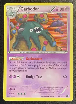Garbodor Holo Rare 68/113 Pokemon TCG Black & White Legendary Treasures FreeShip - Image 1