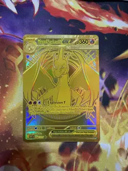 Mega Charizard Y EX 294/217 Gold Hyper Rare, Ascended Heroes, Pokemon TCG (NM) - Image 1