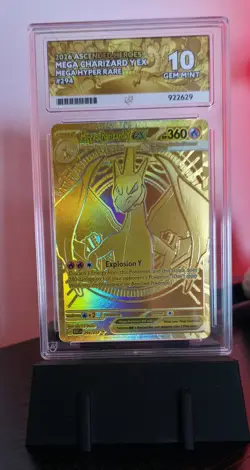 Pokemon TCG Mega Charizard Y EX Mega Hyper Rare 294/217 Ascended Heroes Ace 10 - Image 1