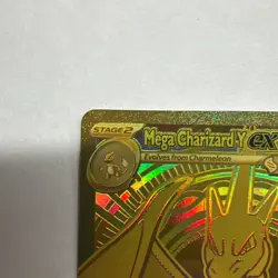 GOLD Mega Charizard Y EX 294/217 Ascended Heroes Mega Hyper Rare Pokemon TCG - Image 2